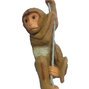 Resin Hanging Monkey Statue